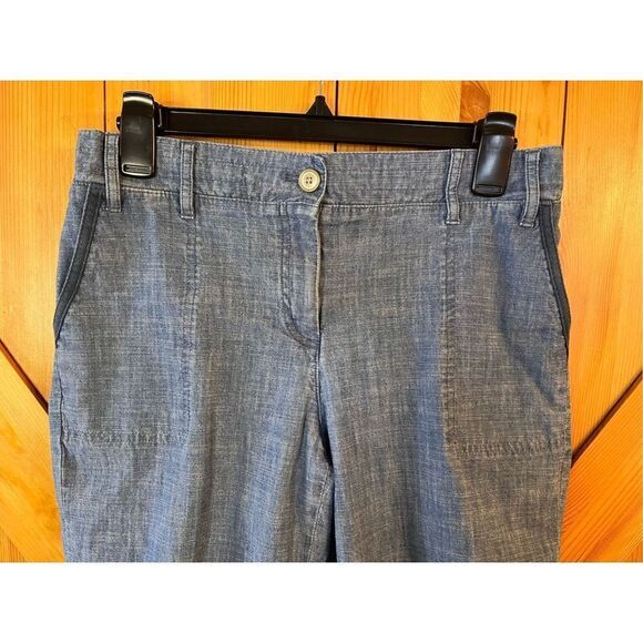 Talbots Blue Jean Capri size 4 (2580)￼ - Picture 2 of 5